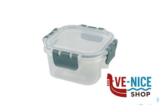 vetro OK! SAVE BOX-CONTENITORE ERMETICO QUADRO 400ML CM.12XH.6,5 IMPORT CUCINA - immagine 2