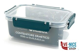 vetro OK! SAVE BOX-CONTENITORE ERMETICO RETTANGOLARE 1700ML CM.21X15,5XH.8,5 IMPORT CUCINA