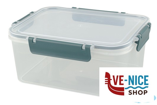 vetro OK! SAVE BOX-CONTENITORE ERMETICO RETTANGOLARE 2850ML CM.24,5X18,5XH.10,5 IMPORT CUCINA - immagine 2