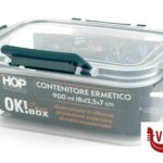vetro OK! SAVE BOX-CONTENITORE ERMETICO RETTANGOLARE 900ML CM.18X12,5XH.7 IMPORT CUCINA
