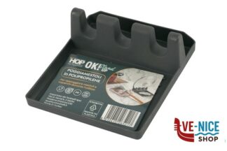 vetro OK! STAND UP-POGGIAMESTOLI PP NERO CM.14,5X12,5XH.4,8 IMPORT CUCINA