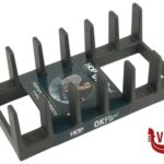 vetro OK! STAND UP-PORTAPIATTI PP VERTICALE DA BANCO NERO CM.28X14,5XH.9 IMPORT CUCINA