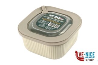 vetro OK! WAVE BOX-CONTENITORE PER MICROONDE QUADRO 1100ML CM.15XH.8 IN POLIPROPILENE CON VALVOLA IMPORT CUCINA