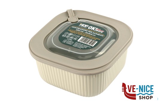 vetro OK! WAVE BOX-CONTENITORE PER MICROONDE QUADRO 1100ML CM.15XH.8 IN POLIPROPILENE CON VALVOLA IMPORT CUCINA