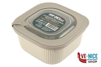 vetro OK! WAVE BOX-CONTENITORE PER MICROONDE QUADRO 1800ML CM.18XH.9,5  IN POLIPROPILENE CON VALVOLA IMPORT CUCINA