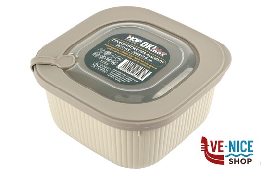 vetro OK! WAVE BOX-CONTENITORE PER MICROONDE QUADRO 1800ML CM.18XH.9,5 IN POLIPROPILENE CON VALVOLA IMPORT CUCINA