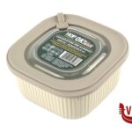 vetro OK! WAVE BOX-CONTENITORE PER MICROOONDE QUADRO 600ML CM.12,5XH.6,5 IN POLIPROPILENE CON VALVOLA IMPORT CUCINA