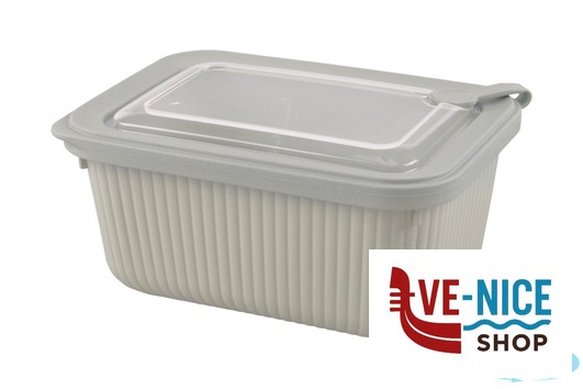 vetro OK! WAVE BOX-CONTENITORE PER MICROONDE RETTANGOLARE 1050ML CM.17X12,5XH.8,5 IN POLIPROPILENE CON VALVOLA IMPORT CUCINA - immagine 2