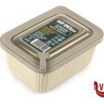 vetro OK! WAVE BOX-CONTENITORE PER MICROONDE RETTANGOLARE 600ML CM.14X10,5XH.7 IN POLIPROPILENE CON VALVOLA IMPORT CUCINA