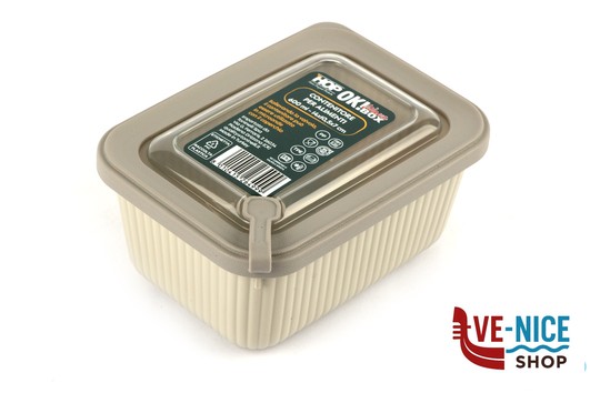vetro OK! WAVE BOX-CONTENITORE PER MICROONDE RETTANGOLARE 600ML CM.14X10,5XH.7 IN POLIPROPILENE CON VALVOLA IMPORT CUCINA