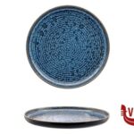 porcellana OKEANOS-PIATTO PIANO BORDO ALTO CM.17,5 FF0271331734 MESA CERAMICS LDA