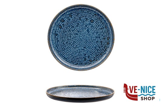 porcellana OKEANOS-PIATTO PIANO BORDO ALTO CM.17,5 FF0271331734 MESA CERAMICS LDA
