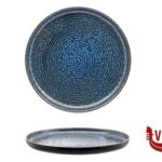 porcellana OKEANOS-PIATTO PIANO BORDO ALTO CM.22 FF026133173 MESA CERAMICS LDA