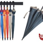 OMBRELLO-AUTOMATICO DONNA LUNGO TINTA UNITA CON BORDINO E TASTO DI APERTURA IN MATCHING COLOR - FUSTO NERO MOIA SPA altri accessori 1 pezzi