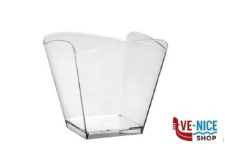 plastica ONDA TRASP.-CONFEZIONE.25 BICC.COPP. CL.9,5 5,5X5,5 GOLD PLAST