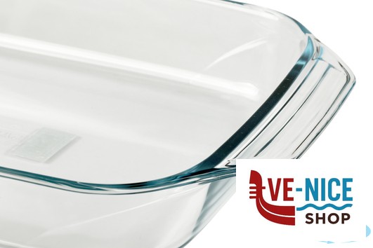 pirofile OPTIMUM PYREX -TEGLIA RETTANGOLARE CM.35X23 408B ARC INTERNATIONAL COOKWARE - immagine 2