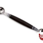 utensili vari ORANGE-SCAVINO PER MELONE - DOPPIO 2,2   2,8 CM, LUNGHEZZA 17 CM IN ACCIAIO INOX CON BORDO AFFILATO APS  ASSHEUER POTT GMBH E CO KG