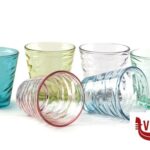 bicchieri acqua ORIGAMI COLOR - CONFEZIONE 6 BICCHIERI ACQUA CL 25 PASABAHCE