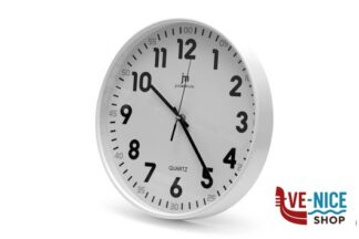 orologi OROLOGIO PARETE CASSA BIANCA TONDO CM 30 LOWELL