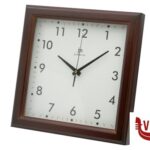 orologi OROLOGIO PARETE LEGNO QUADRO CM 30 NOCE LOWELL