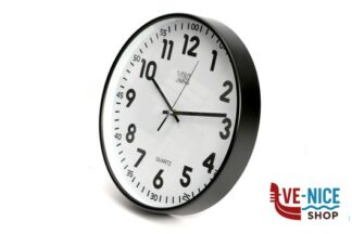 orologi OROLOGIO PARETE CASSA NERA TONDO CM 30 LOWELL