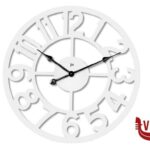orologi OROLOGIO PARETE QUARZO MDF BIANCO CM 60 LOWELL