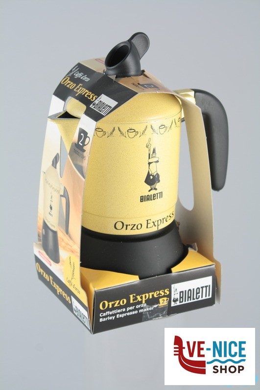 alluminio ORZO ESPRESSO PER 4 TAZZE GIALLA IN FASCIA BIALETTI - immagine 3