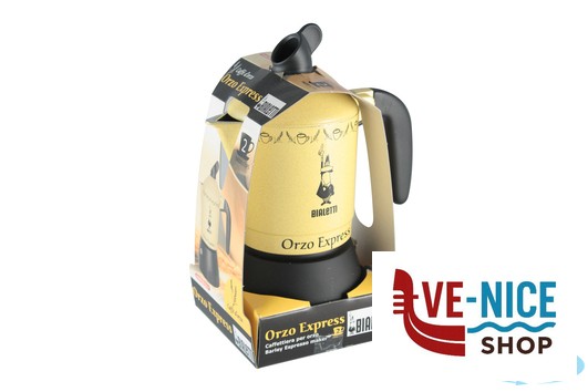 alluminio ORZO ESPRESSO PER 2 TAZZE GIALLA IN FASCIA BIALETTI - immagine 3