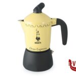 alluminio ORZO ESPRESSO PER 2 TAZZE GIALLA IN FASCIA BIALETTI