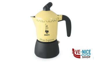 alluminio ORZO ESPRESSO PER 2 TAZZE GIALLA IN FASCIA BIALETTI