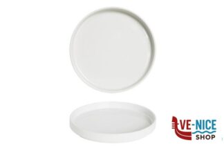 piano OSLO BIANCO - PIATTO PORCELLANA PIANO NORDIC CM 26 SATURNIA