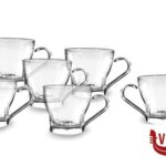 bicchieri e calici OSLO PUNCH - SCATOLA 6 BICCHIERI CON MANICO IN ACCIAIO INOX CL11   1.21890 BORMIOLI ROCCO