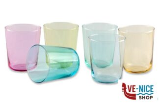 bicchieri acqua OTTO COLOR - CONFEZIONE 6 BICCHIERI ACQUA CL 31 PASABAHCE