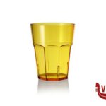 plastica OUTSIDE-BICCHIERE POLICARBONATO GIALLO 350 ML MORI2A