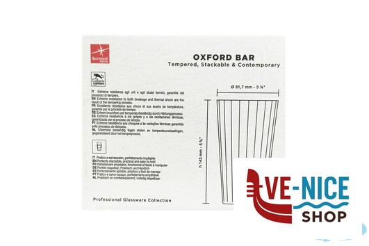 vetro OXFORD BAR - BICCHIERE BEVERAGE CL 39,5 340768 BORMIOLI ROCCO - immagine 4