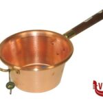 pentolame PAIOLO RAME MANICO LEGNO 1035 CM.28 LAR LAR SNC