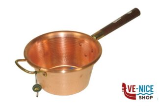 pentolame PAIOLO RAME MANICO LEGNO 1035 CM.26 LAR LAR SNC