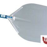 accessori AZZURRA - PALA PIZZA ALLUMINIO RETTANGOLARE CM 45 MANICO CM 150    A-45R GI METAL