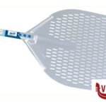 mondo cottura AZZURRA - PALA PIZZA ALLUMINIO RETTANGOLARE ASOLATA CM 33 MANICO CM 150    A32RF GI METAL