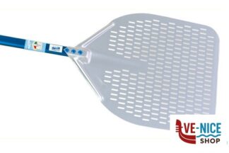 mondo cottura AZZURRA - PALA PIZZA RETTANGOLARE ALLUMINIO ASOLATA CM 45 MANICO CM 120 A45RF-120 GI METAL