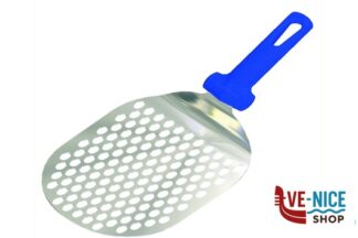 mondo cottura PALETTA OVALE ASOLATA INOX CM 22X18 GI METAL