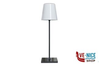 lampade PALMINA-LAMPADA DA TAVOLO LED CM.11XH.39 NERO CROMATO LED ITALIA SRL