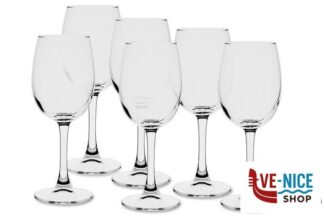 calici vino PALOMINO - CONFEZIONE 6 CALICI VINO BIANCO CL 35 IN VETRO TEMPERATO PASABAHCE