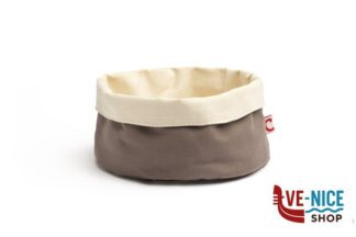 cestini per il pane PANERAS Y ENFRIADOR - PORTA PANE TONDO CM 20 H.12 COTONE GRIGIO 7452 COMAS