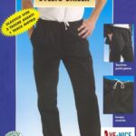 altri PANTALONE CHEF OTEGO NERO L  1588 TOMA