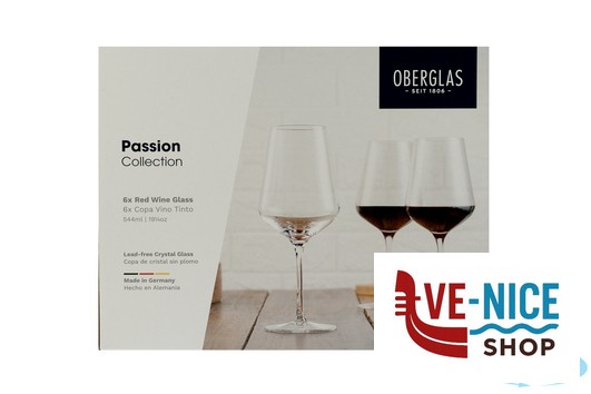 calici vino PASSION - CALICE VINO ROSSO CL 54,4 H.23 D.9,5 CM IN VETRO CRISTALLINO SUPERIORE SONORO E BORDO TAGLIATO A FREDDO STOLZLE LAUSITZ GMBH - immagine 4