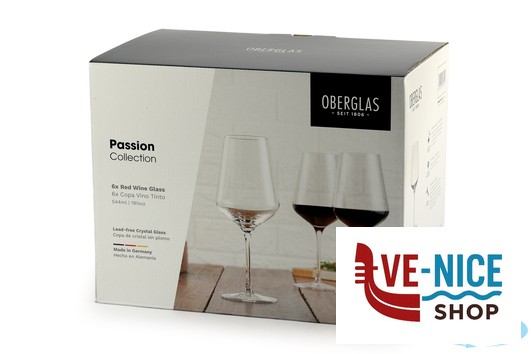 calici vino PASSION - CALICE VINO ROSSO CL 54,4 H.23 D.9,5 CM IN VETRO CRISTALLINO SUPERIORE SONORO E BORDO TAGLIATO A FREDDO STOLZLE LAUSITZ GMBH - immagine 3