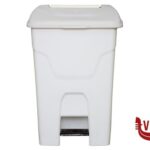 igiene e pulizia PATTUMIERA PLASTICA CON PEDALE LT 80 BIANCO CM 50,5X40 H 73  BO80-BI STILCASA