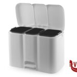 0 PATTY 3-PATTUMIERA PER RACCOLTA DIFFERENZIATA A 3 SCOMPARTI IN COLORI ASSORTITI TONTARELLI