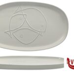 ceramica PELAGO-PIATTO OVALE CM.37,5X21,5 IN GRES PORCELLANATO IMPORT TAVOLA PROFESSIONAL